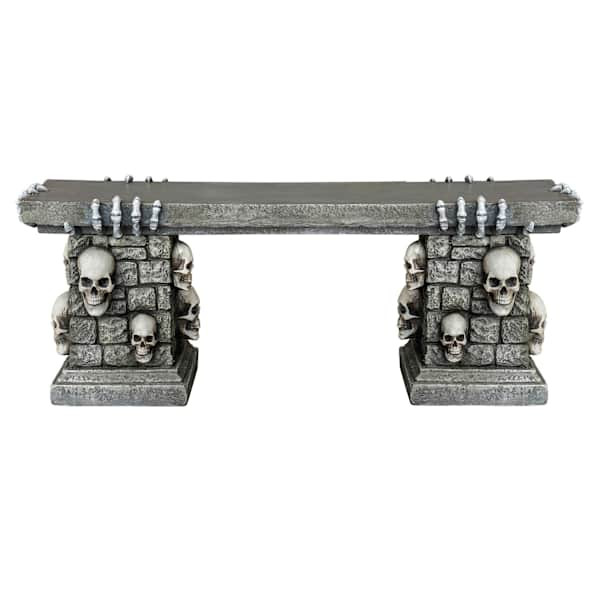 Concrete Spooky Bench Decor, 53.4" | At Home