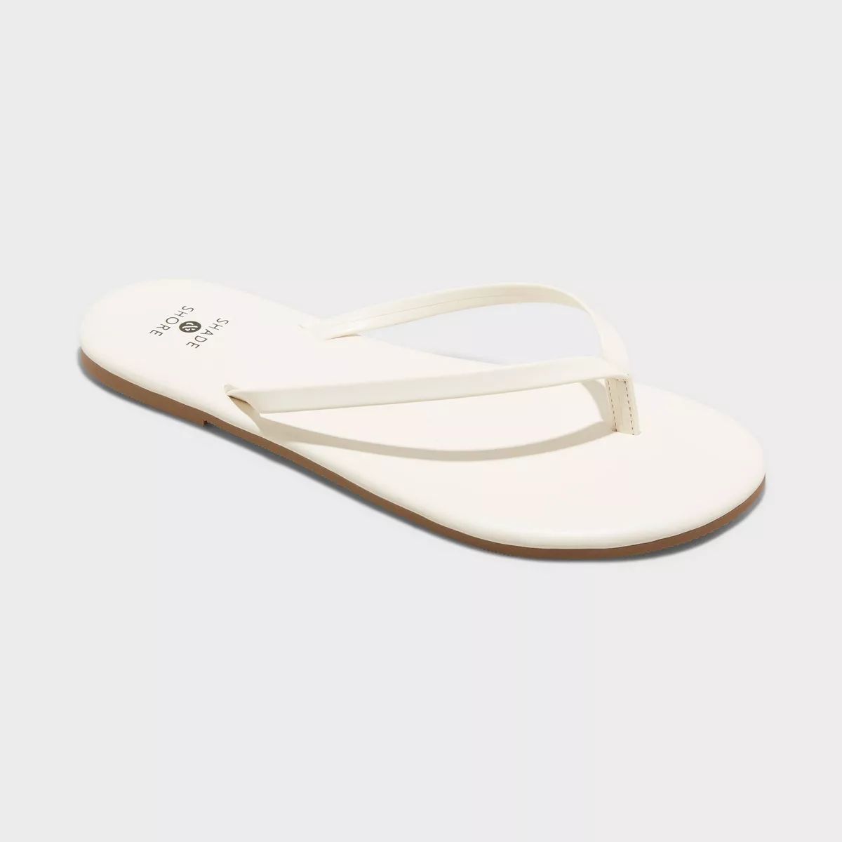 Women's Cali Flip Flop Sandals - Shade & Shore™ Cream 6 | Target