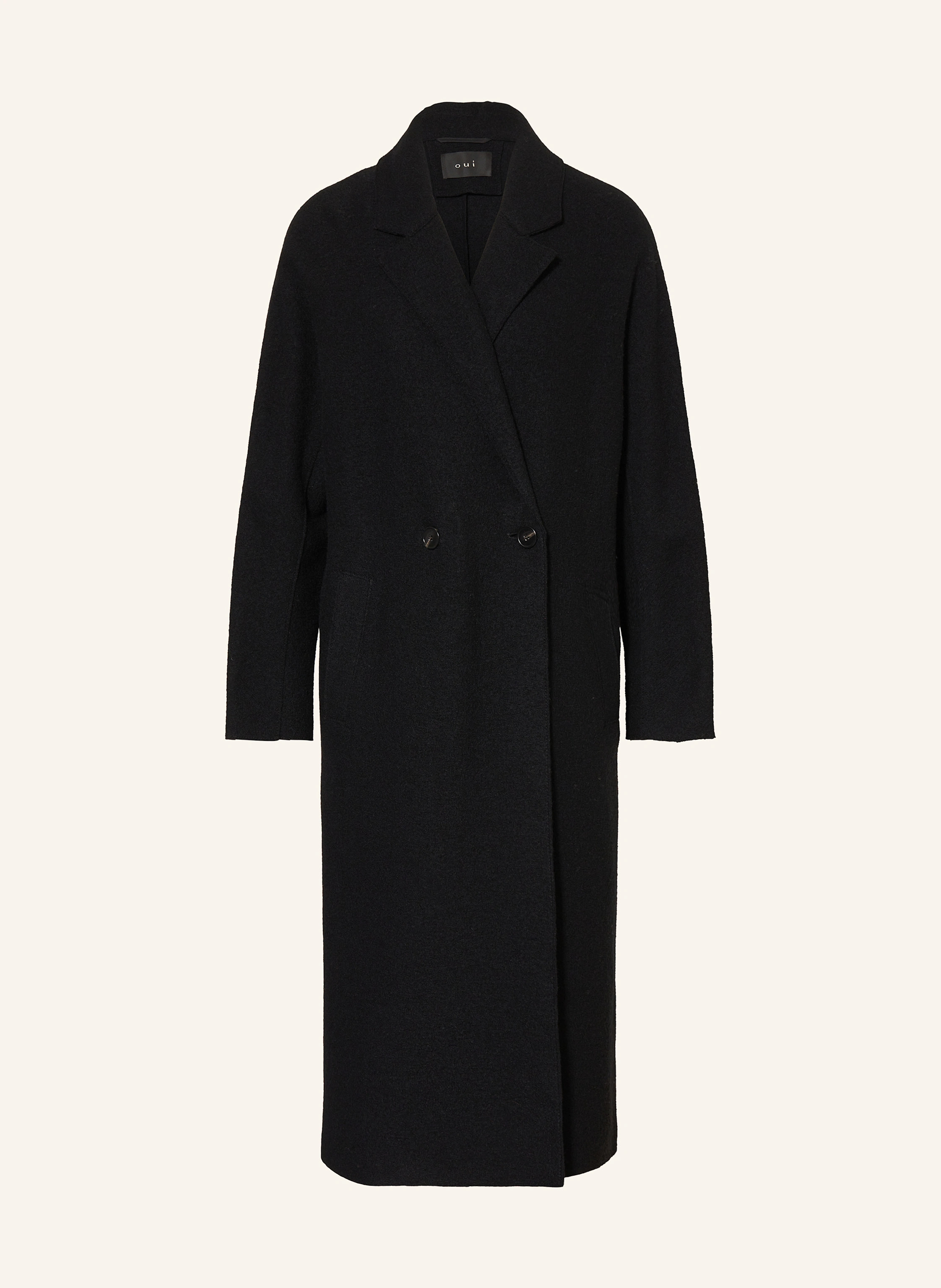 oui Wollmantel in schwarz | Breuninger (DACH)