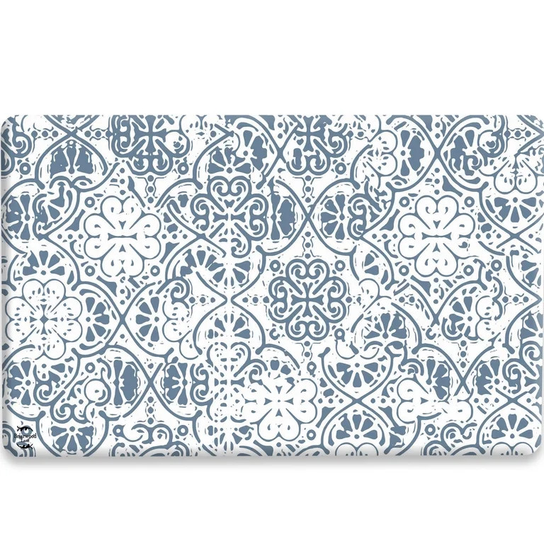 Briarwood Lane Ornamental Blue and White Comfort Mat | Walmart (US)
