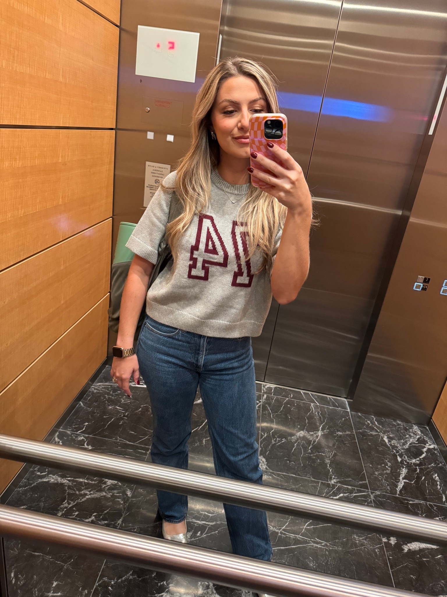 Work OOTD! Sweater is on sale and perfect for fall and football season.🍁🏈🤩 #abercrombie 

#LTKFallSale #LTKSaleAlert