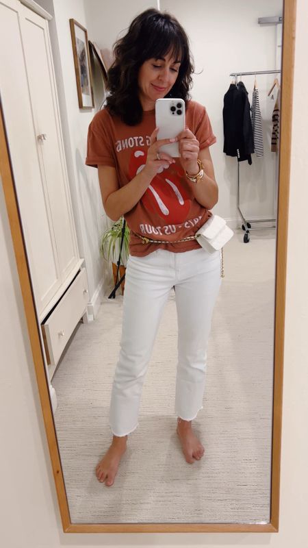 Haute Mama Look of the Day
#stylisttip- borrow graphic tee from the boys 

This roundup is under $20