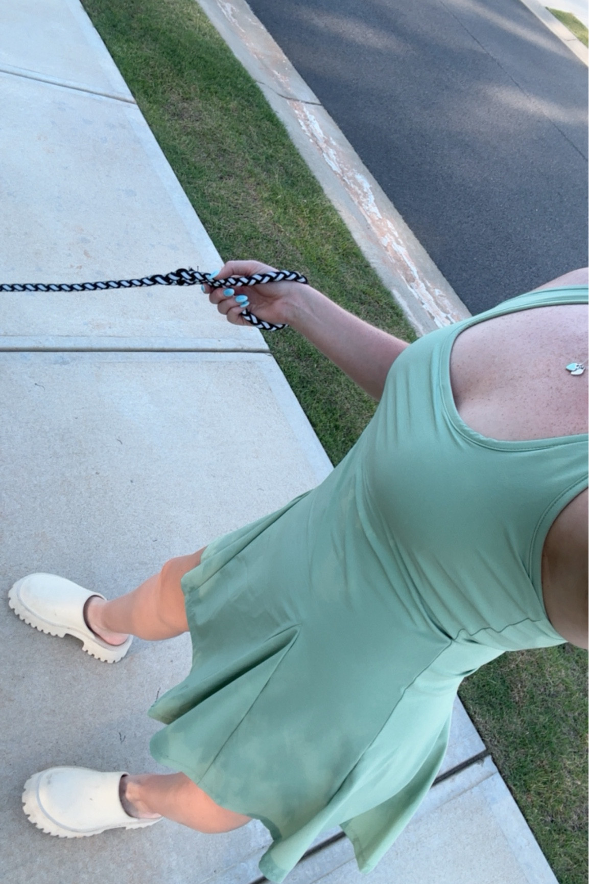 athletic dress from Altar’d State & platform mules from Nordstrom Rack! Both sooo comfortable & practical for daily wear

#LTKActive #LTKStyleTip #LTKShoeCrush