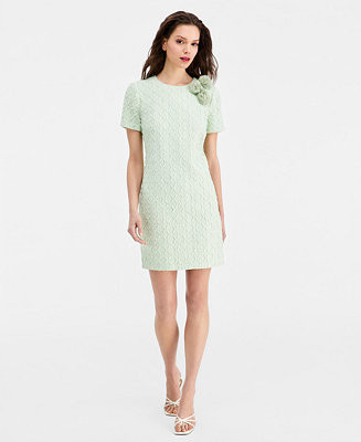 Women's Pom Pom Textured Dress | Macy's