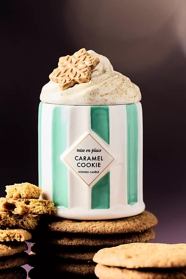 mise en place Gourmand Caramel Cookie Ceramic Candle | Anthropologie (US)
