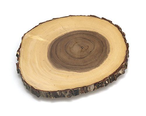 Lipper International 1010 Acacia Tree Bark Footed Server for Cheese, Crackers, and Hors D'oeuvres, S | Amazon (US)