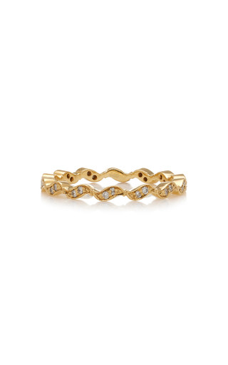 The Wave 18K Gold Diamond Ring | Moda Operandi (Global)