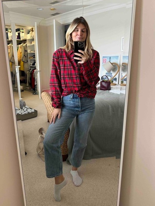 I have linked similars to this red flannel ❤️ 

 #LTKSeasonal #LTKStyleTip