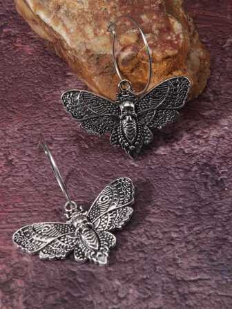Fairycore 2pcs Butterfly Decor Earrings | SHEIN