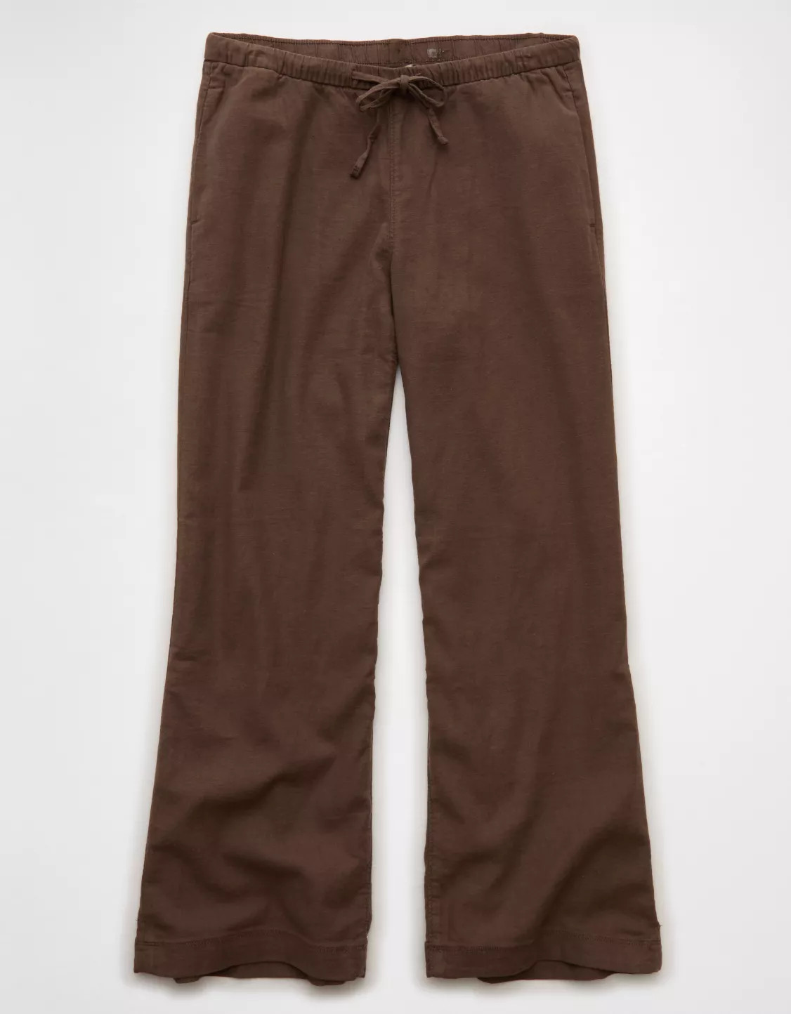 AE Stretch Low-Rise Linen-Blend Pull-On Pant | American Eagle Outfitters (US & CA)