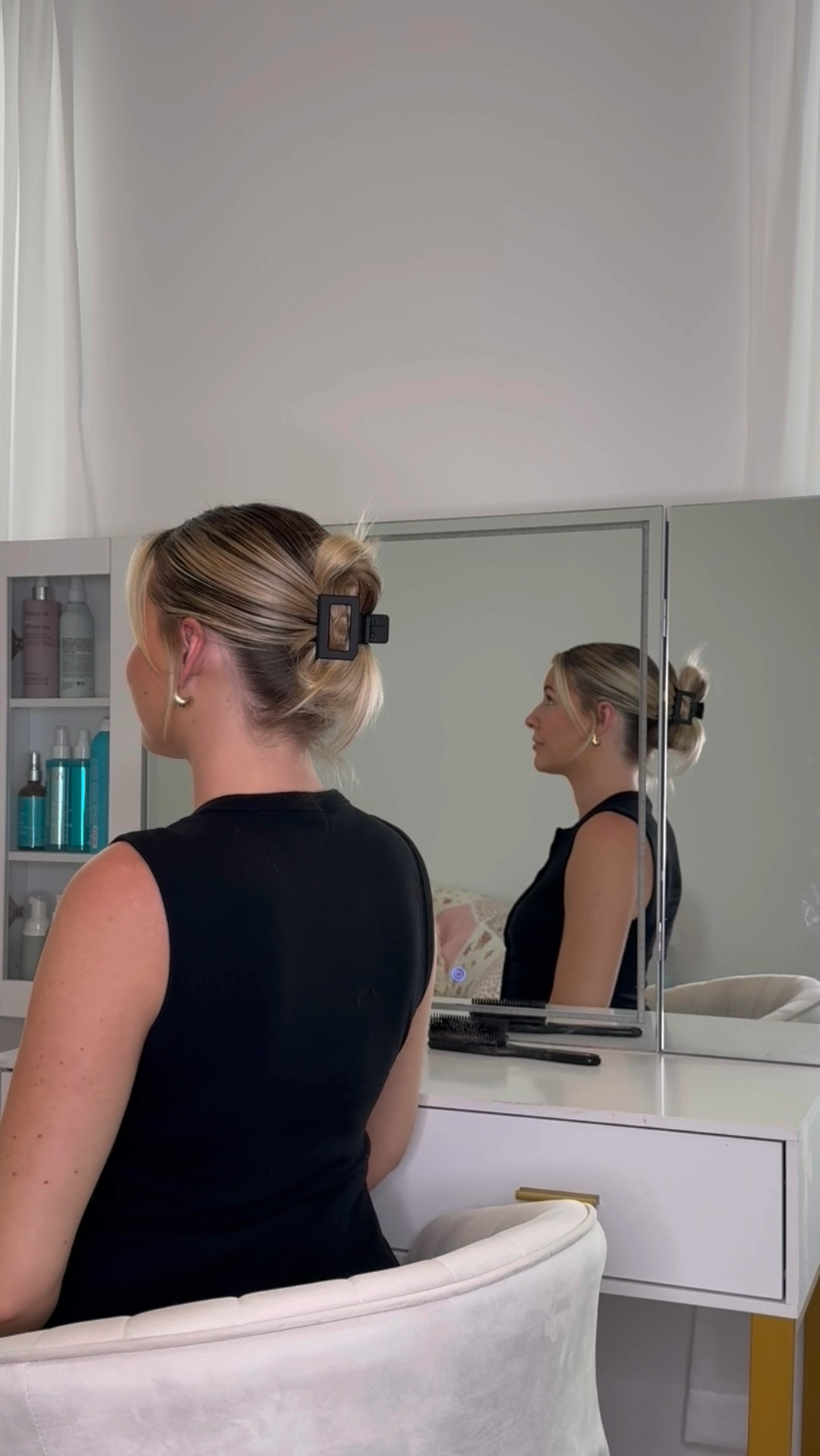 The perfect medium sized claw clip for short and fine hair!! 

#LTKBeauty #LTKStyleTip