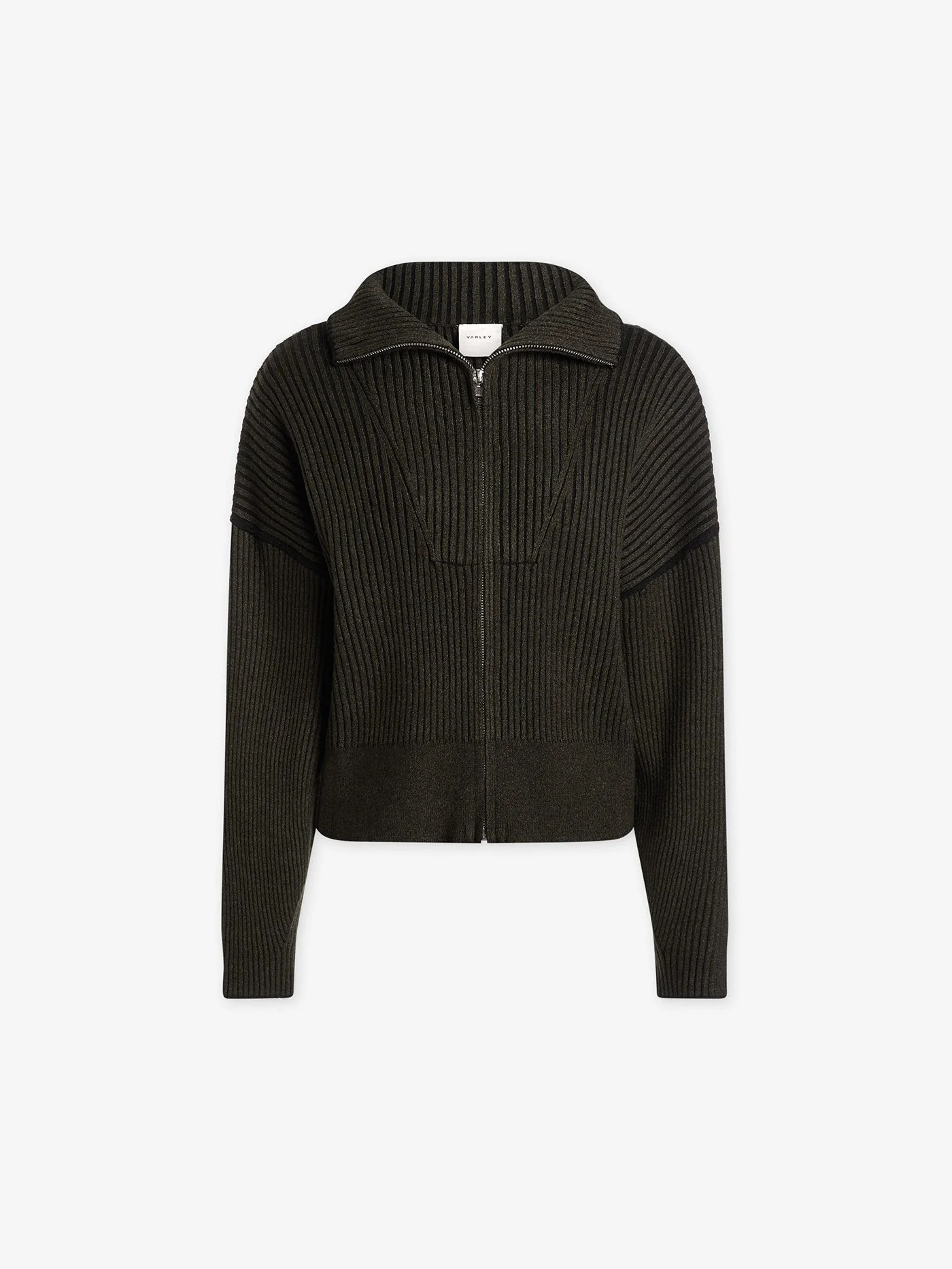 Carmen Zip-Through Rib Knit | Varley USA