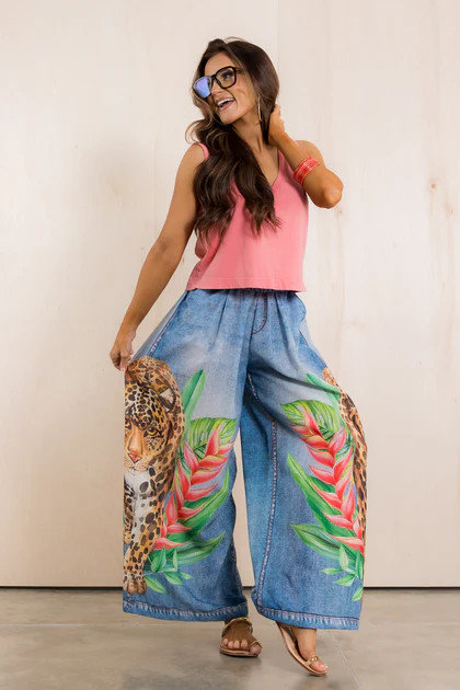 Step it Up Printed Pant | The Willow Tree