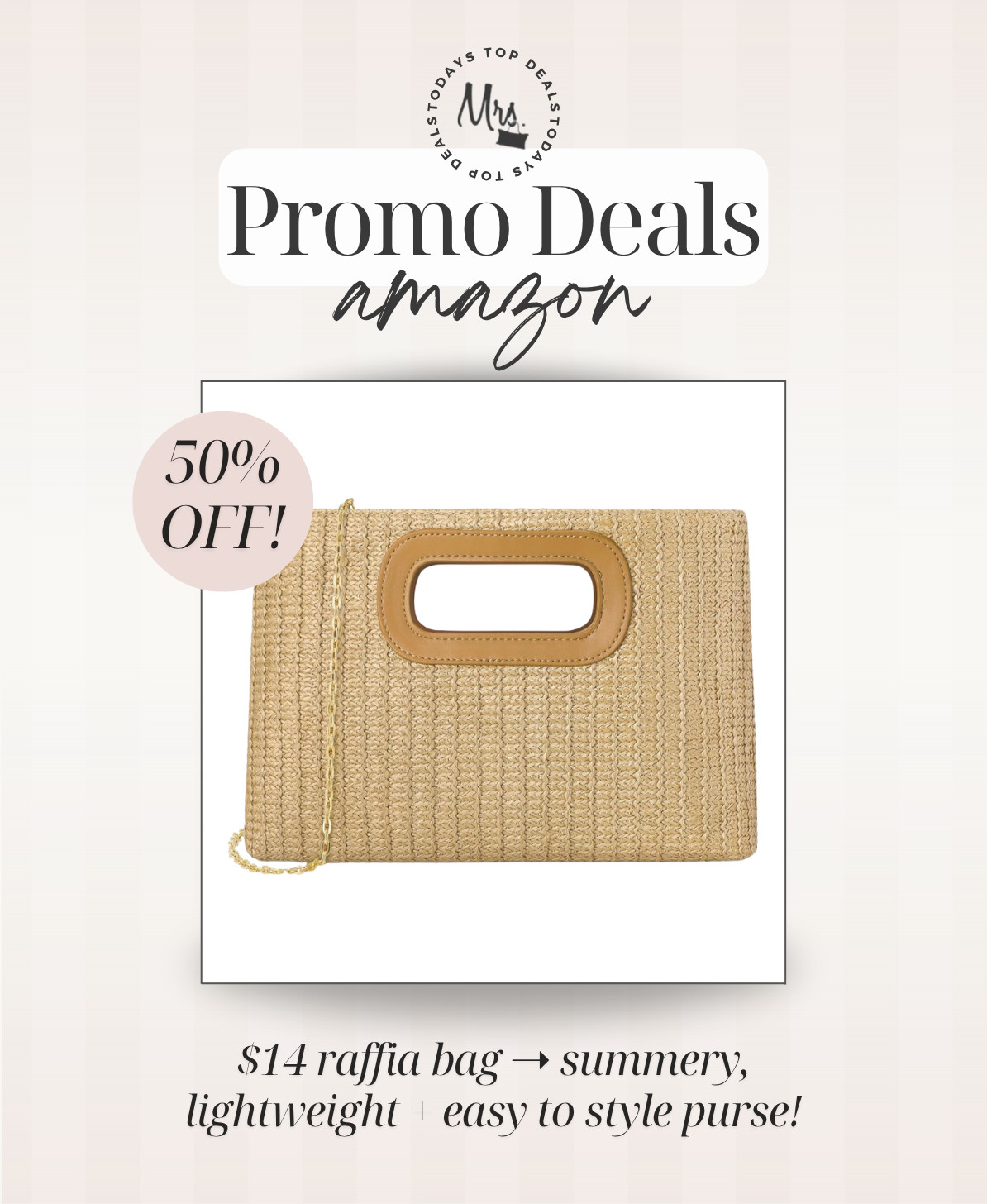 $14 raffia bag ➝ summery, lightweight + easy to style 

 #LTKSeasonal #LTKOver40 #LTKSaleAlert