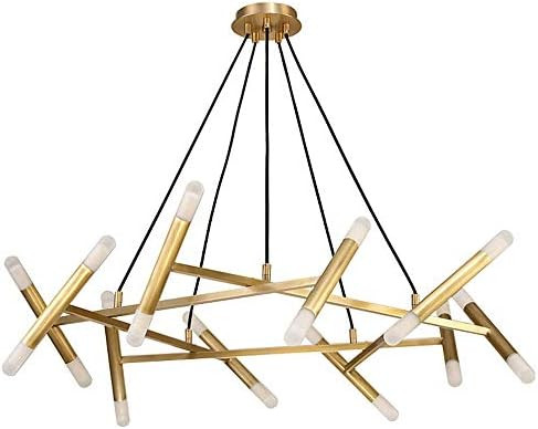 BOKT Mid Century Modern 20-Light Polygonal Chandelier Light Fixture for Kitchen Living Room Foyer... | Amazon (US)