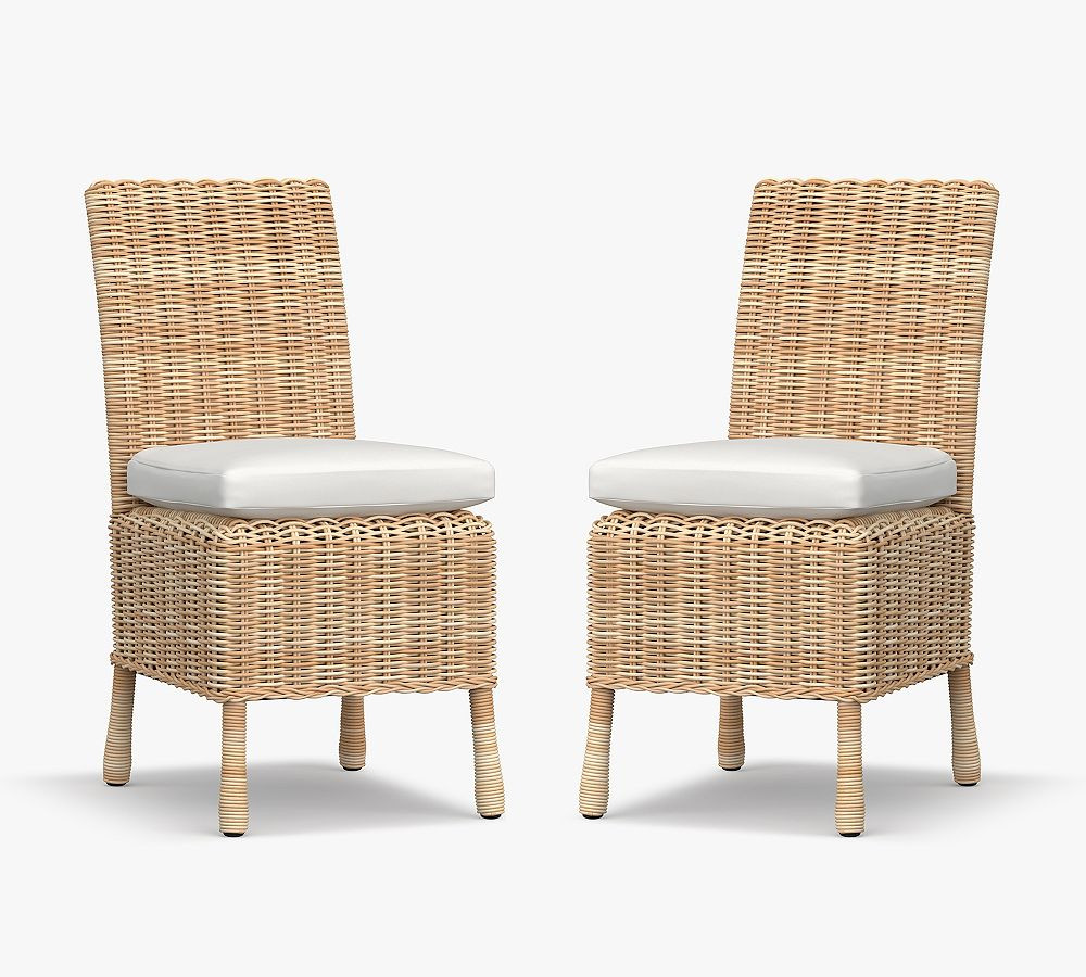 Huntington Outdoor Dining Chair with High Performance Cushion Covers | Pottery Barn (US)