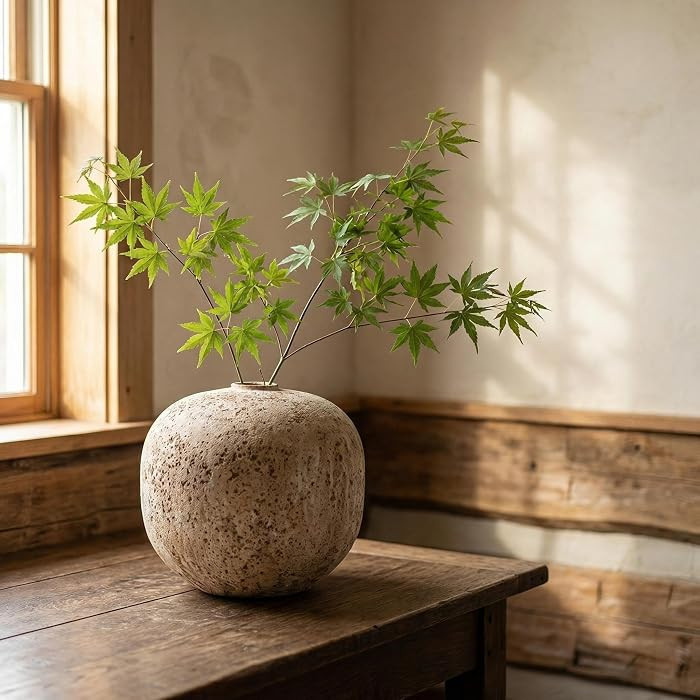 Ceramic Rustic Farmhouse Vase,Extra Large Terra Cotta Vase, Huge Pottery Decorative Flower Vases ... | Amazon (US)