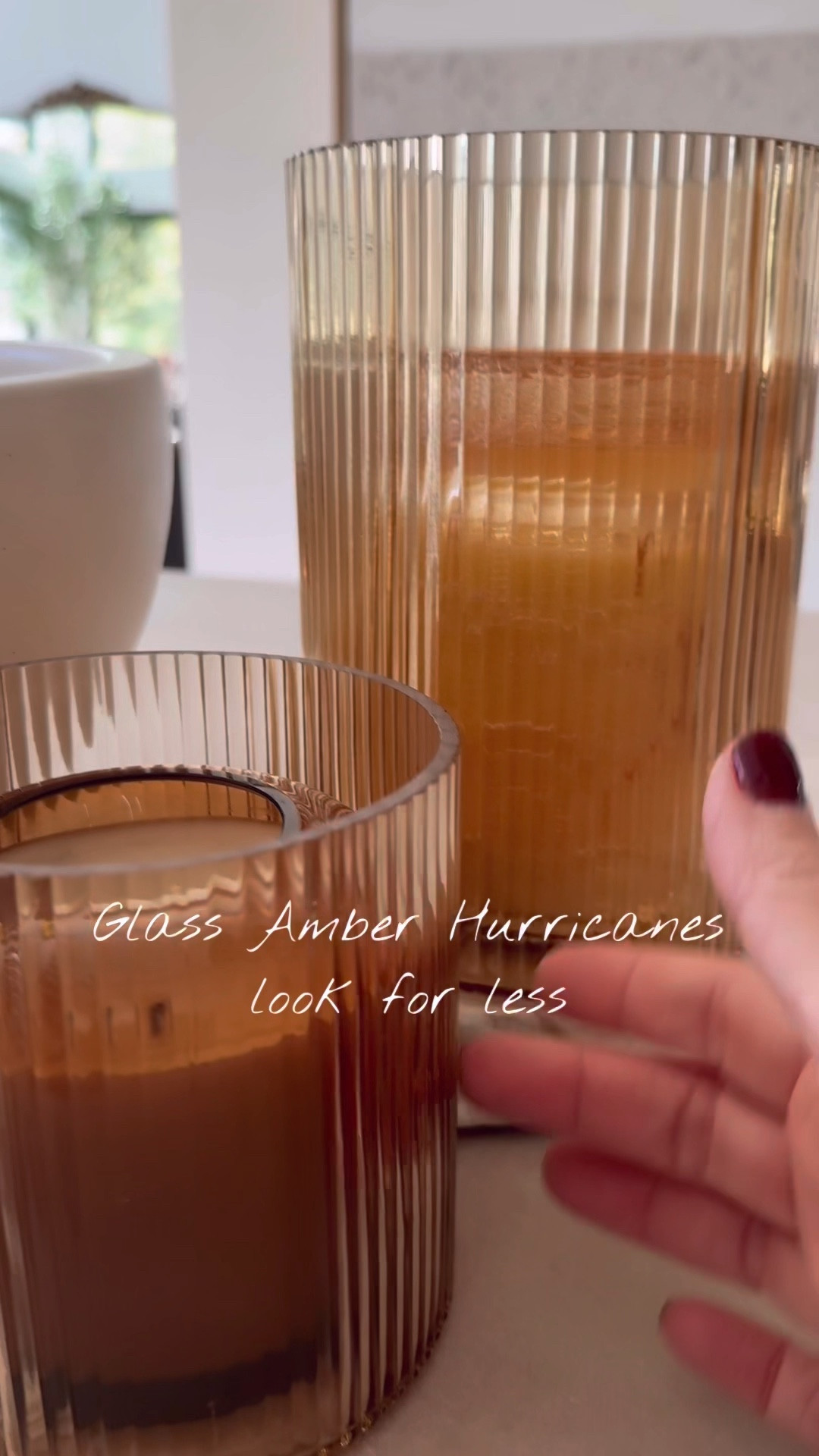 These are so good! Amber glass hurricanes! Also come in other colors! Beautiful on a table and very universal for all my candles! 🍂🍂🍂



#LTKSeasonal #LTKHome #LTKFindsUnder50