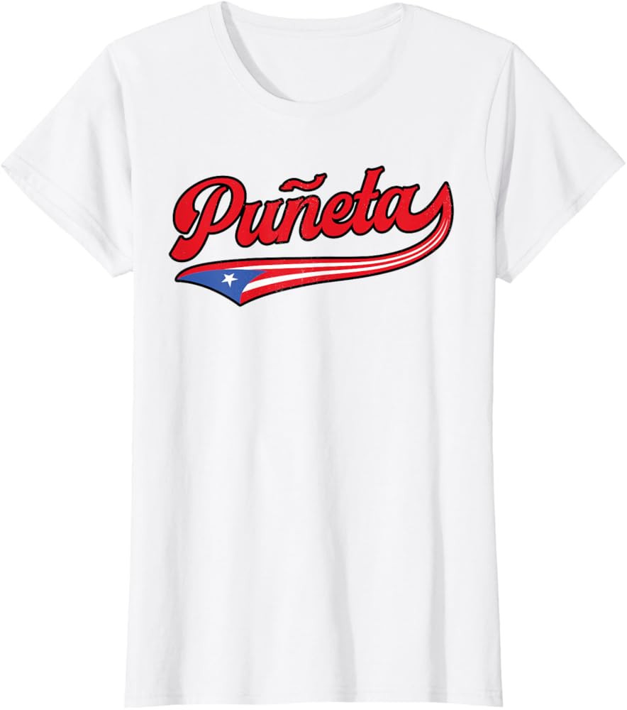 Puñeta Puerto Rico Puerto Rican Flag Funny Men Women Saying T-Shirt | Amazon (US)