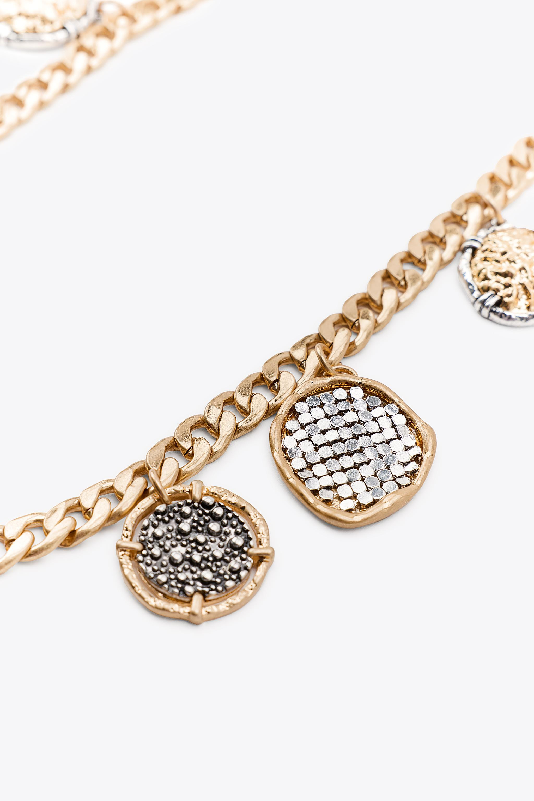 METAL COIN BELT | Zara UK