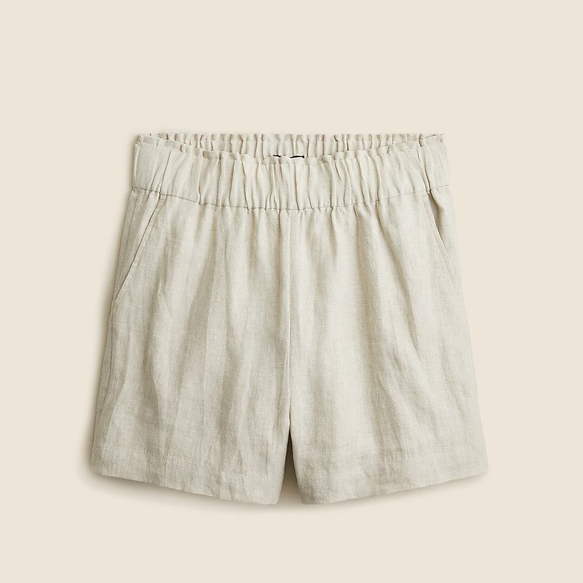Pull-on linen shortItem BH823 
 
 
 
 
 There are no reviews for this product.Be the first to com... | J. Crew US