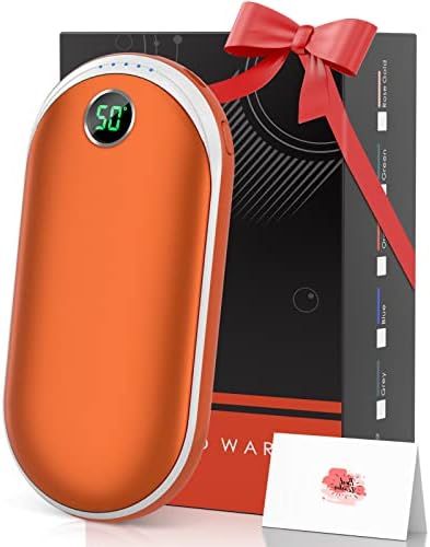 Amazon.com: Hand Warmers Rechargeable, Power Bank 10000mAh Battery with Double-Sided Heating, Por... | Amazon (US)