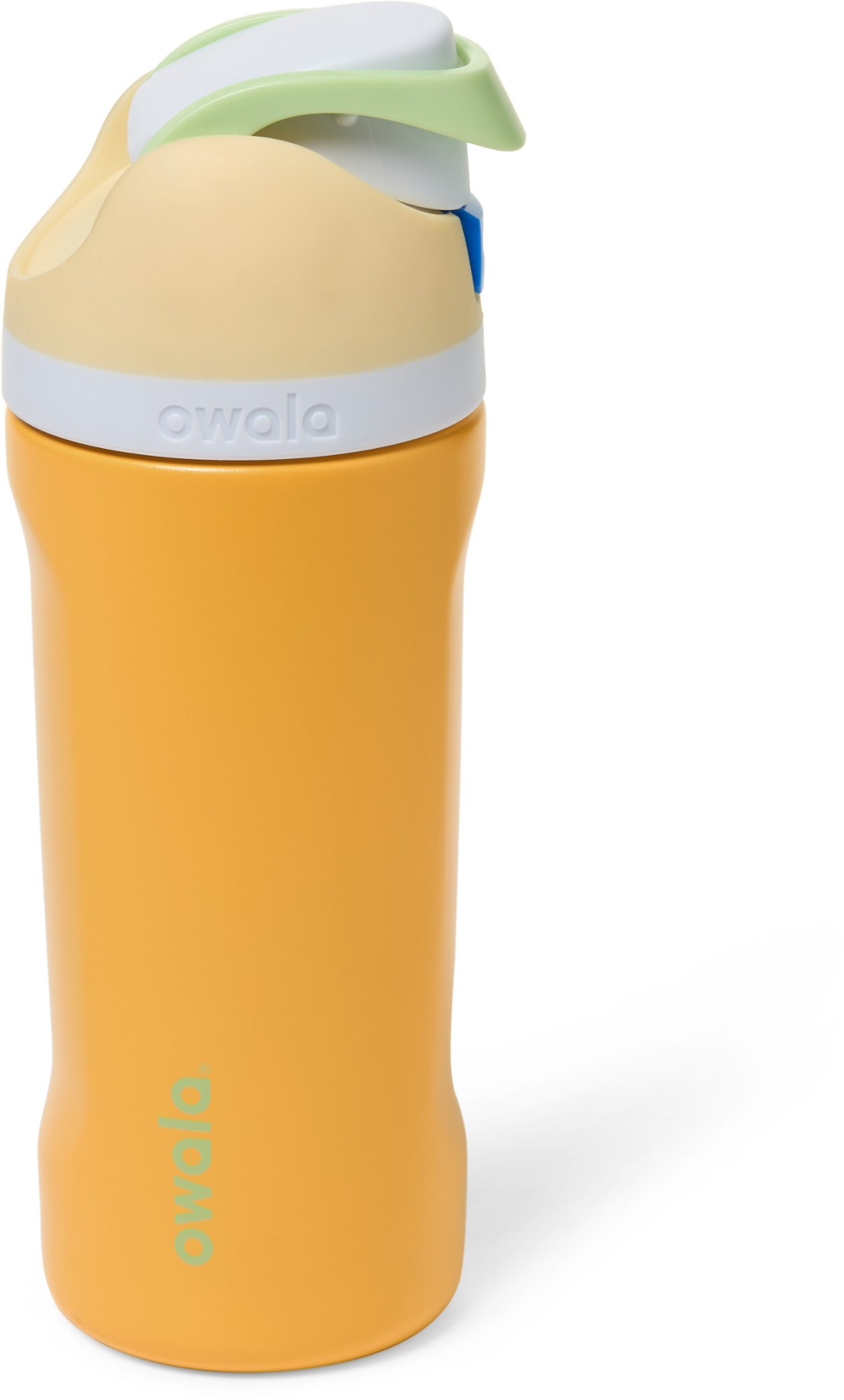 Owala FreeSip Kids' Insulated Stainless-Steel Water Bottle with Locking Push-Button Lid - 16 fl. oz. Yellow | REI