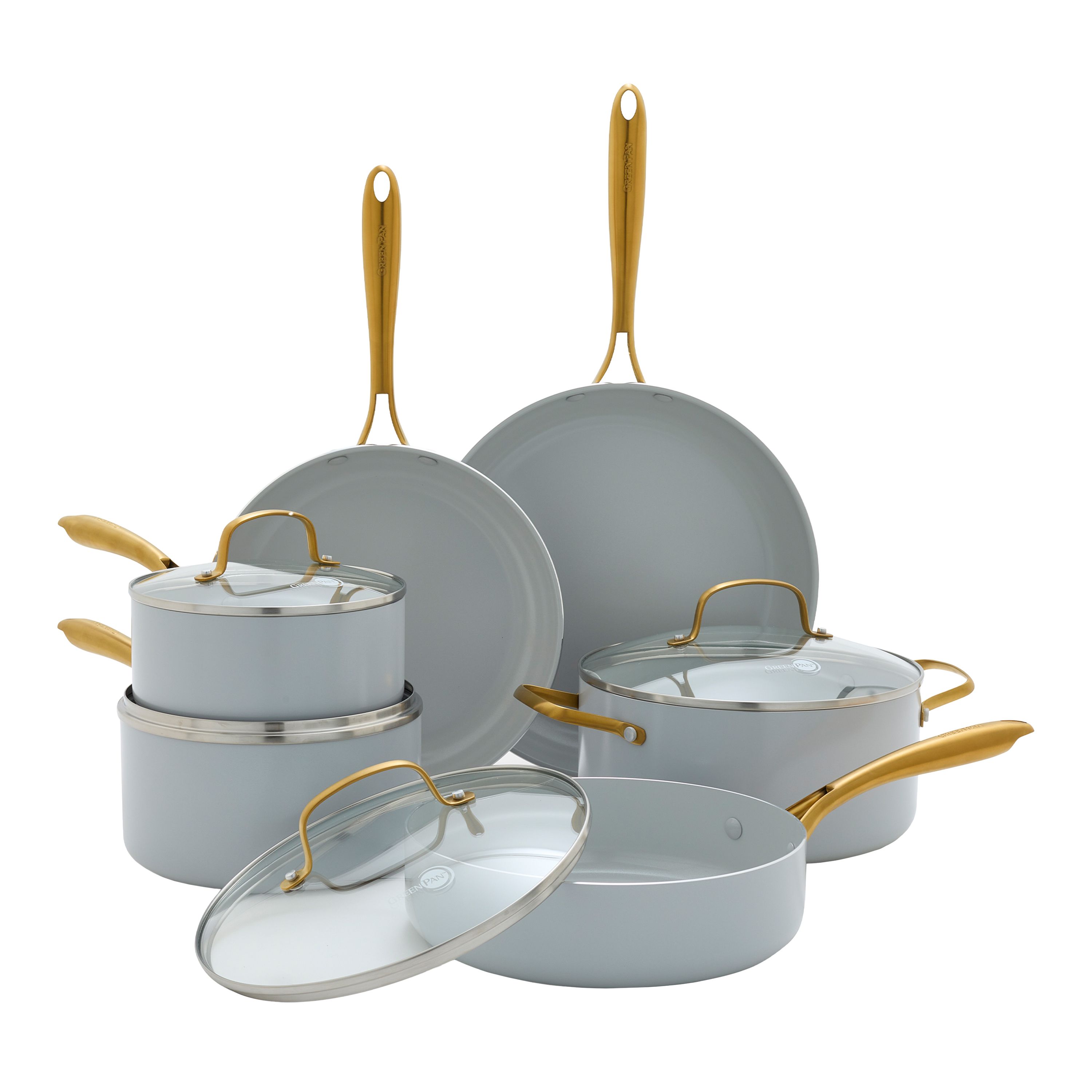 GreenPan Provision Nonstick Ceramic 10 Piece Cookware Set | World Market