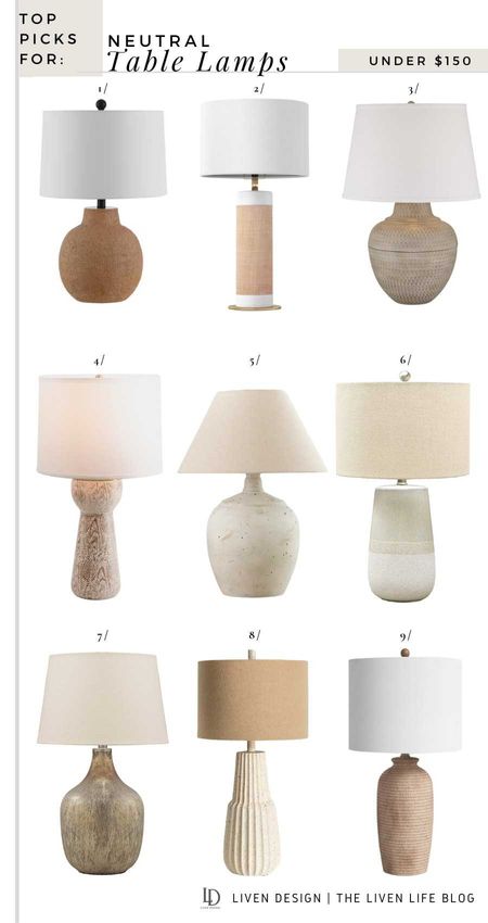 Neutral table lamp. Ceramic table lamp. Modern lamp. Beige lamp. Ceramic pot lamp. Terracotta lamp. Entryway. living room. bedroom. textured lamp. 

#LTKSeasonal #LTKhome #LTKfindsunder100