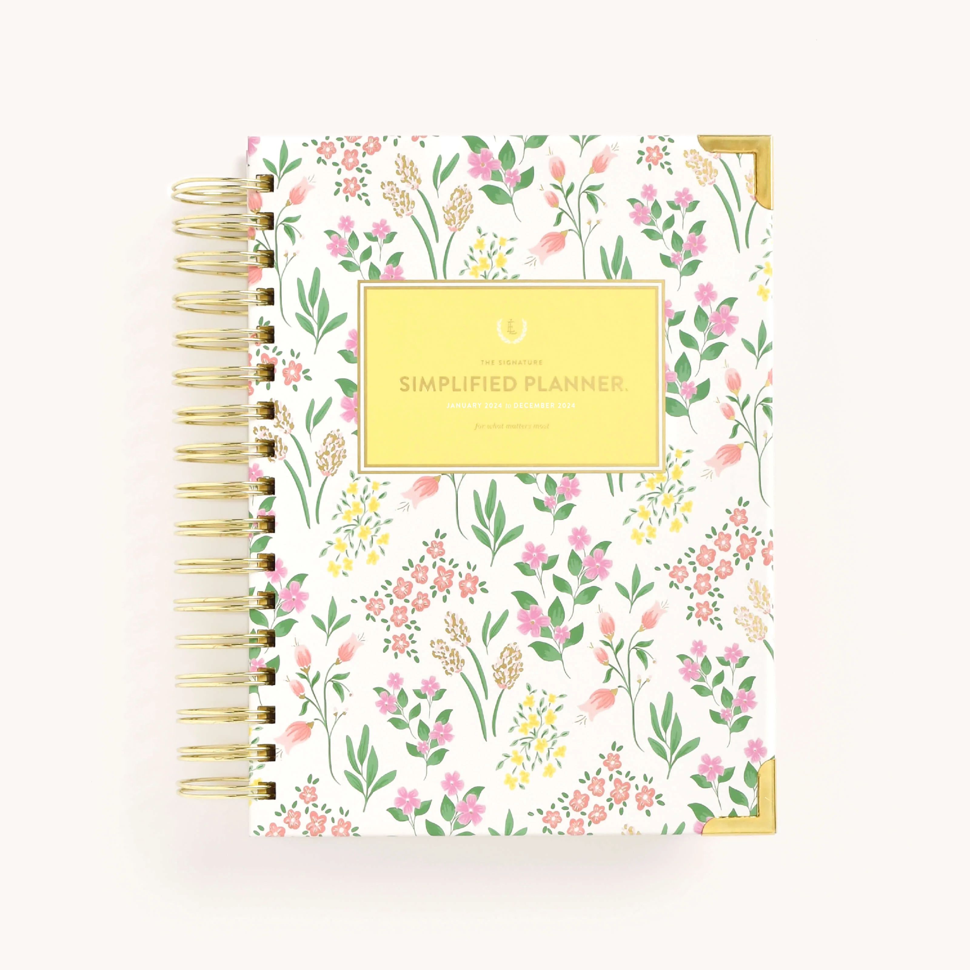 2024 Daily, Simplified Planner, Golden Hour | Simplified