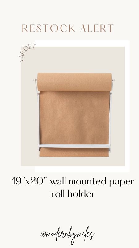 Wall mounted paper roll holder is back!
4.2 stars

#craftroom #kitchennecessities #playroom #kitchendecor 

#LTKkids #LTKunder50 #LTKfamily