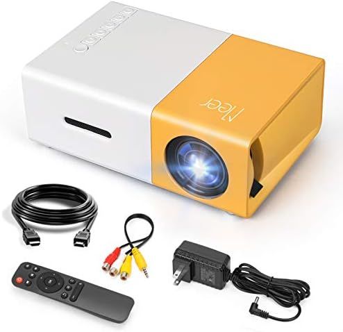 Mini Projector, Meer Portable Pico Full Color LED LCD Video Projector for Children Present, Video... | Amazon (US)