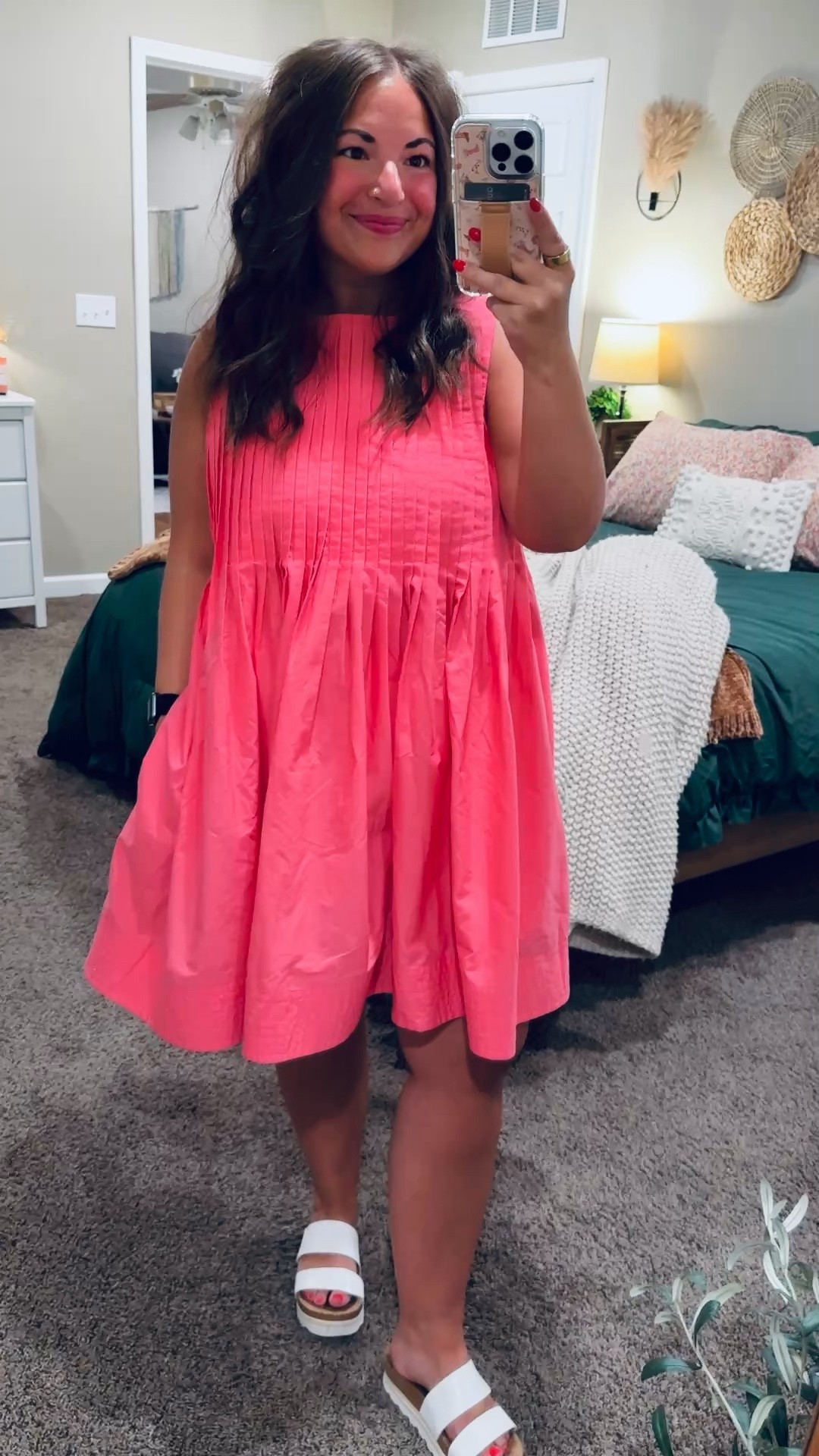 You guys love a good affordable find 👏 This Walmart dress is easy, flattering, and under budget!

sandals: fit true to size // wearing a 5
dress: fits oversized // wearing a large 

 

#LTKootd #LTKMidsize #LTKWorkwear