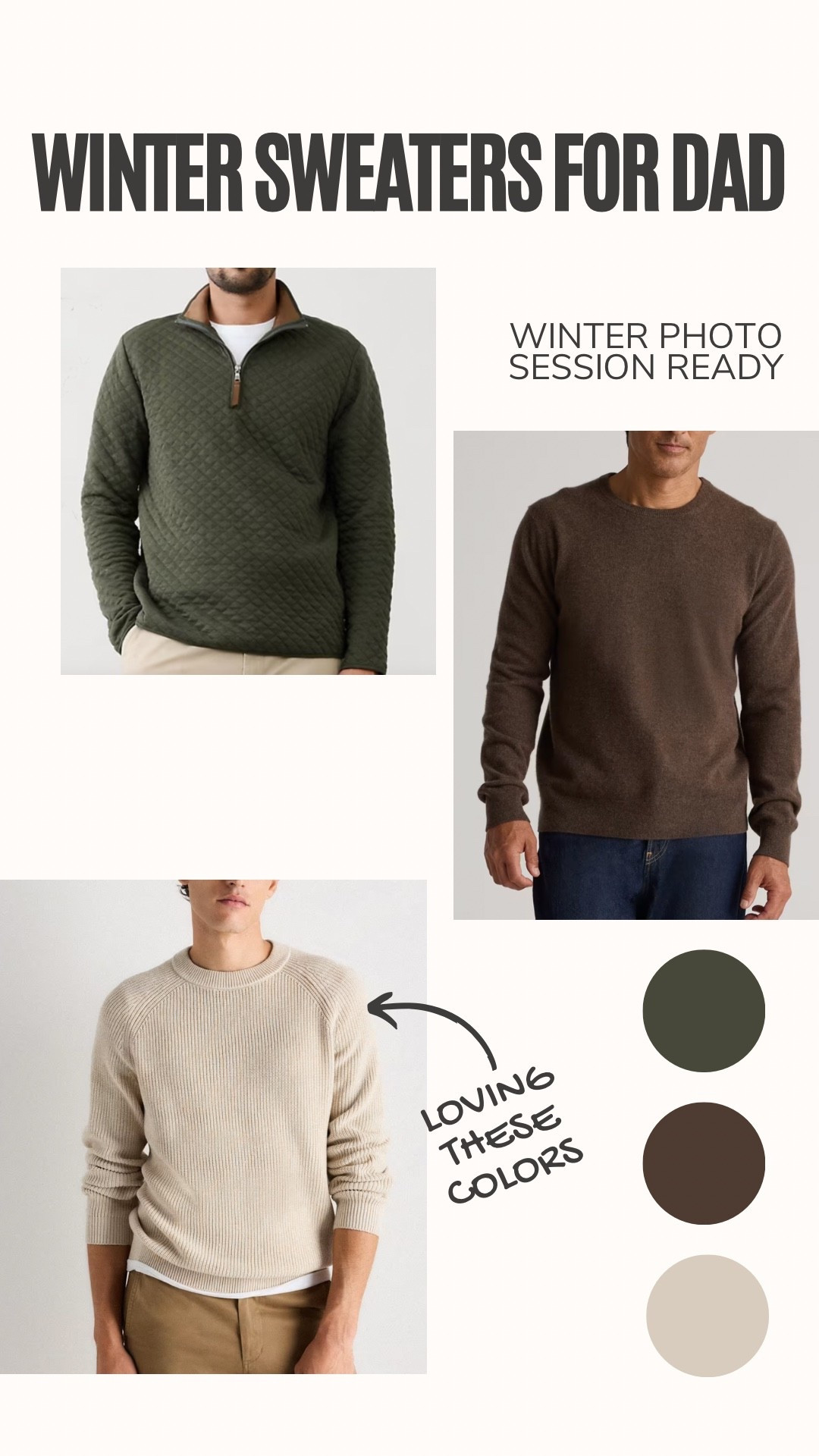 Men’s winter photo session sweaters 

#LTKMens