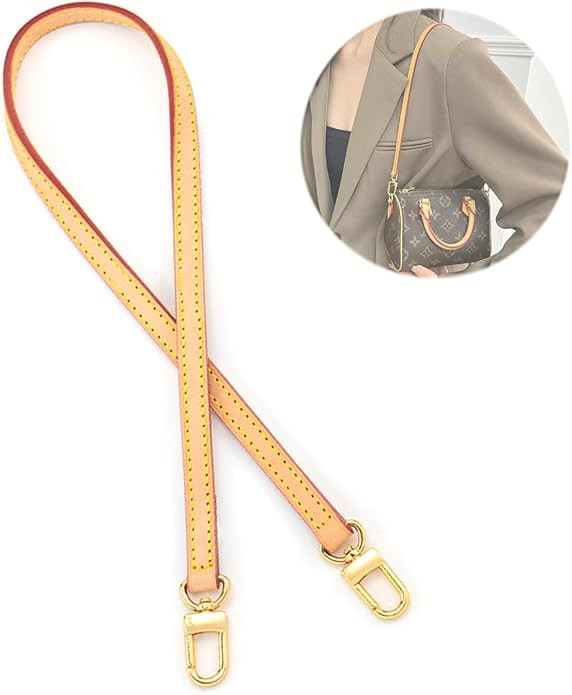 Vachetta Leather Crossbody Strap for SPEEDY L V Handbag Replacement Shoulder Strap | Amazon (US)