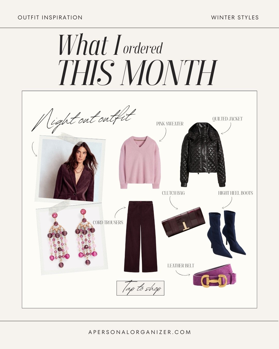 I’m loving the rich fall and winter colors and while there’s a lot of chocolate browns going around this rich aubergine red wine fits my skin undertone color much better AND matches a lot more of what I already have in my closet. So, it’s a win win! 

#LTKGiftGuide #LTKdayinmylife #LTKHoliday