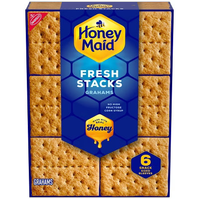 Honey Maid Fresh Stacks Graham Crackers Travel Snacks - 12.2oz/6ct | Target