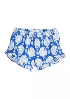 Crown & Ivy™ Toddler Girls Printed Stretch Twill Ruffle Shorts | Belk