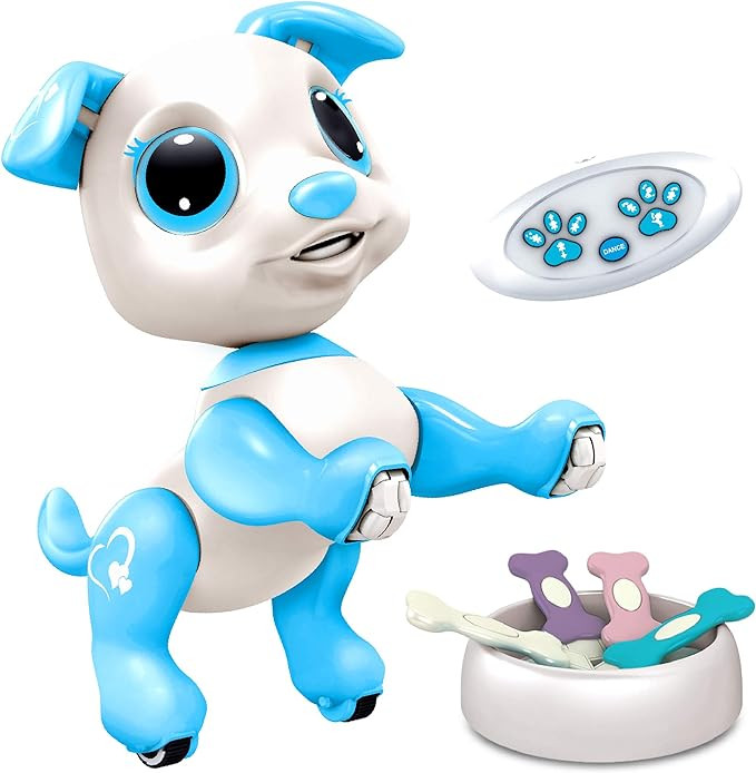 Power Your Fun Robo Pets Robot Dog Toy for Kids - Remote Control Robot Puppy Interactive STEM Toy... | Amazon (US)