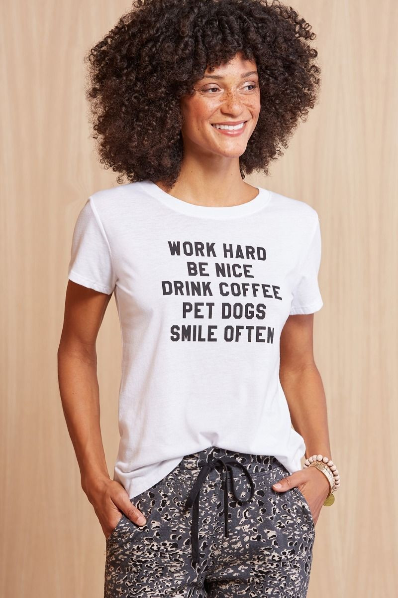 Word Hard Tee | Evereve