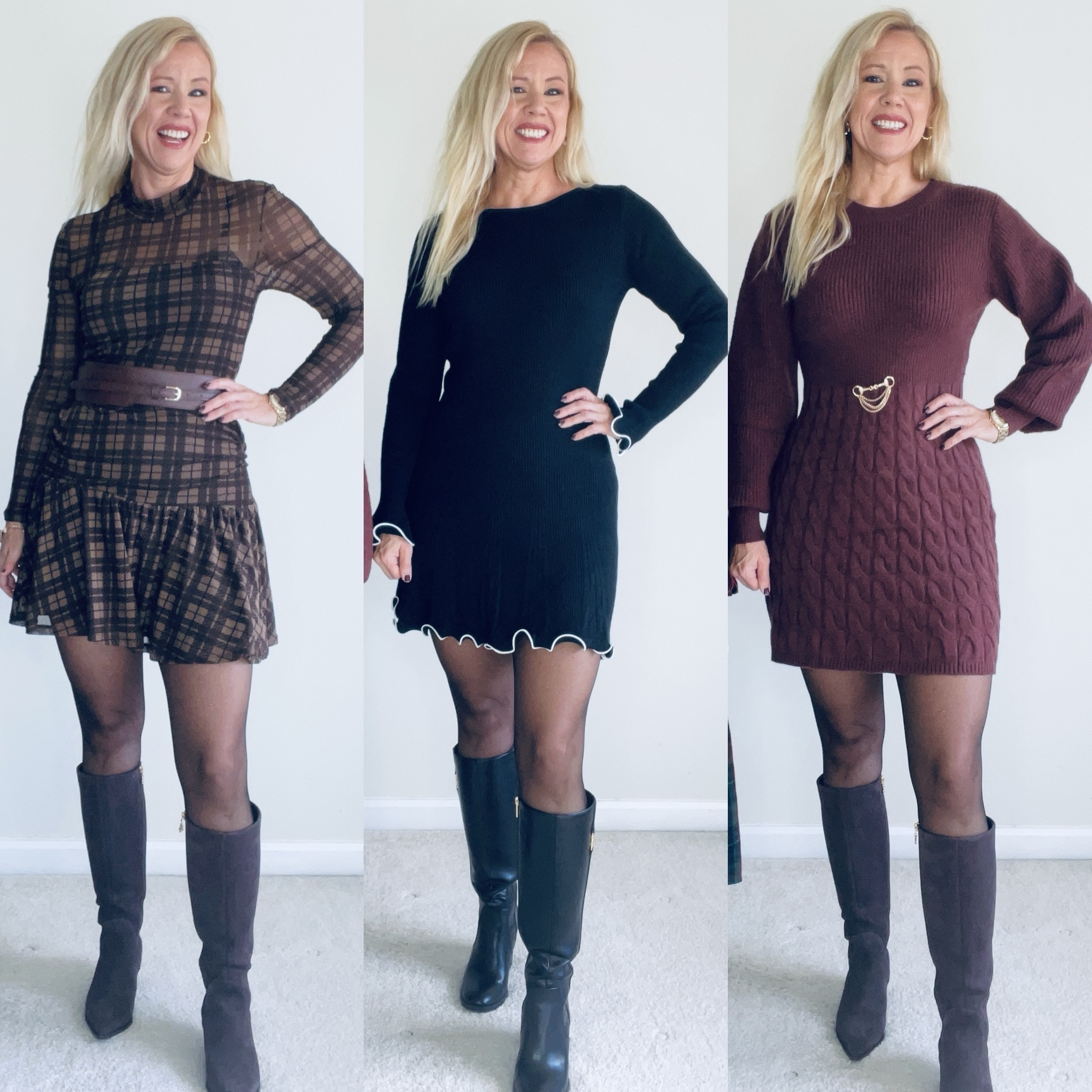 #giftedbyCupshe 🤎Winter dress haul! Which one do you like the best? 1-2-3-4-5-6? 
I’m 5’7“. Wearing all outfits in size M- all true to size but the red plaid dress is a bit short! The black jumpsuit is a bit short on me too but it still looks great when I add booties. 
🤑Use code: BESTOFF15 to enjoy 15% off on $70 at Cupshe! 


#LTKgrwm #LTKHoliday #LTKootd