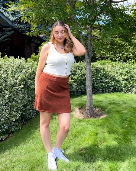 Fall fashion  
Midsize ootd 
Affordable fall fashion 
Fall transition outfit 

#LTKunder50 #LTKstyletip #LTKSeasonal