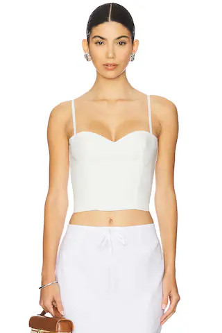 Elsie Top in Off White | Revolve Clothing (Global)