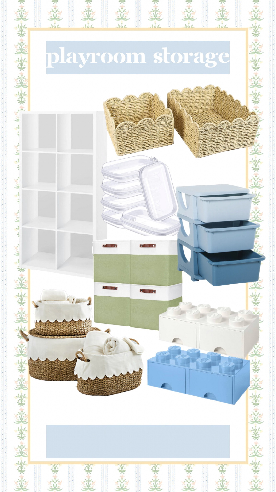 Playroom storage we have and love, as well as a few I’ve recently ordered to organize Christmas presents!


Playroom, toddler, kids, toy storage, grandmillenial storage, aesthetically pleasing, practical storage, new year refresh, organizing, organization, Lego storage, play room 

#LTKFindsUnder100 #LTKHome #LTKKids