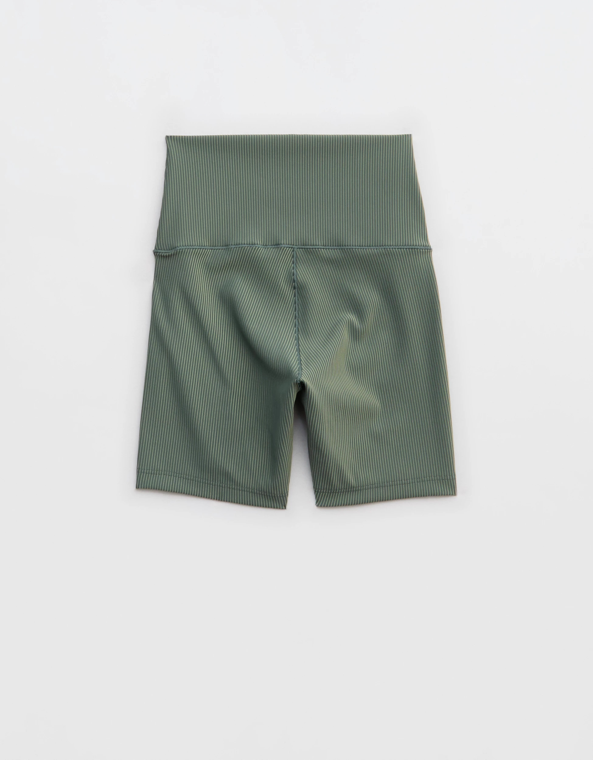 OFFLINE By Aerie Stripe Rib High Waisted 5" Bike Short | Aerie