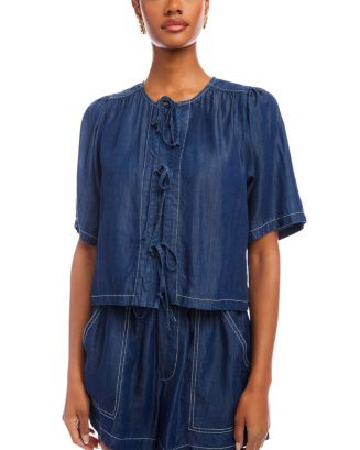 Nadine Bow Detail Top | Bloomingdale's (US)