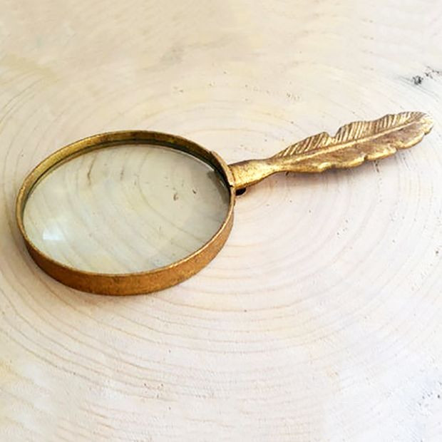 Feather Handled Magnifying Glass | Antique Farm House