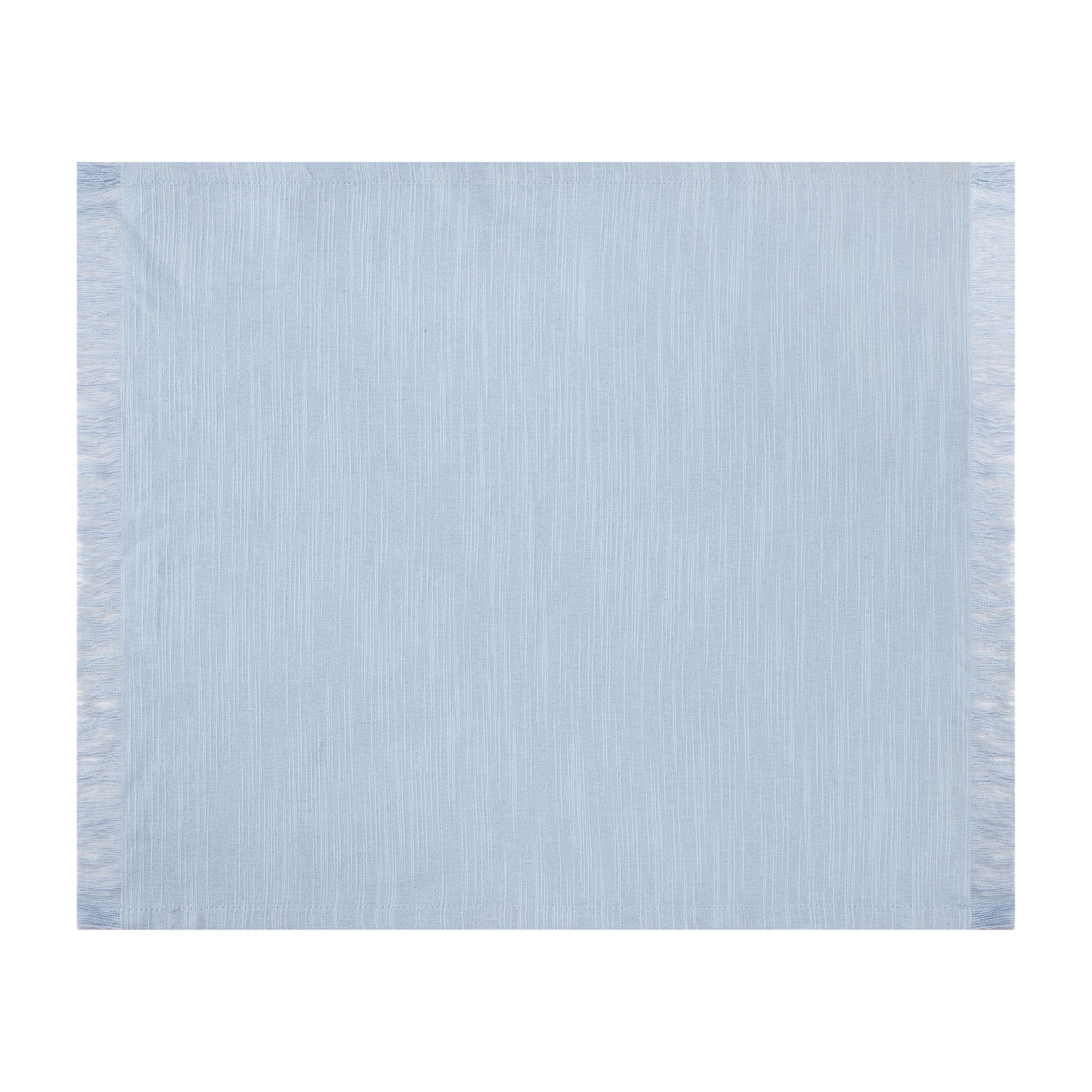 Mainstays Napkin / Napkin Ring 4-Pack Set - 18" x 18" / 2"x 2" - Placid Blue - Napkin - 100% Cott... | Walmart (US)