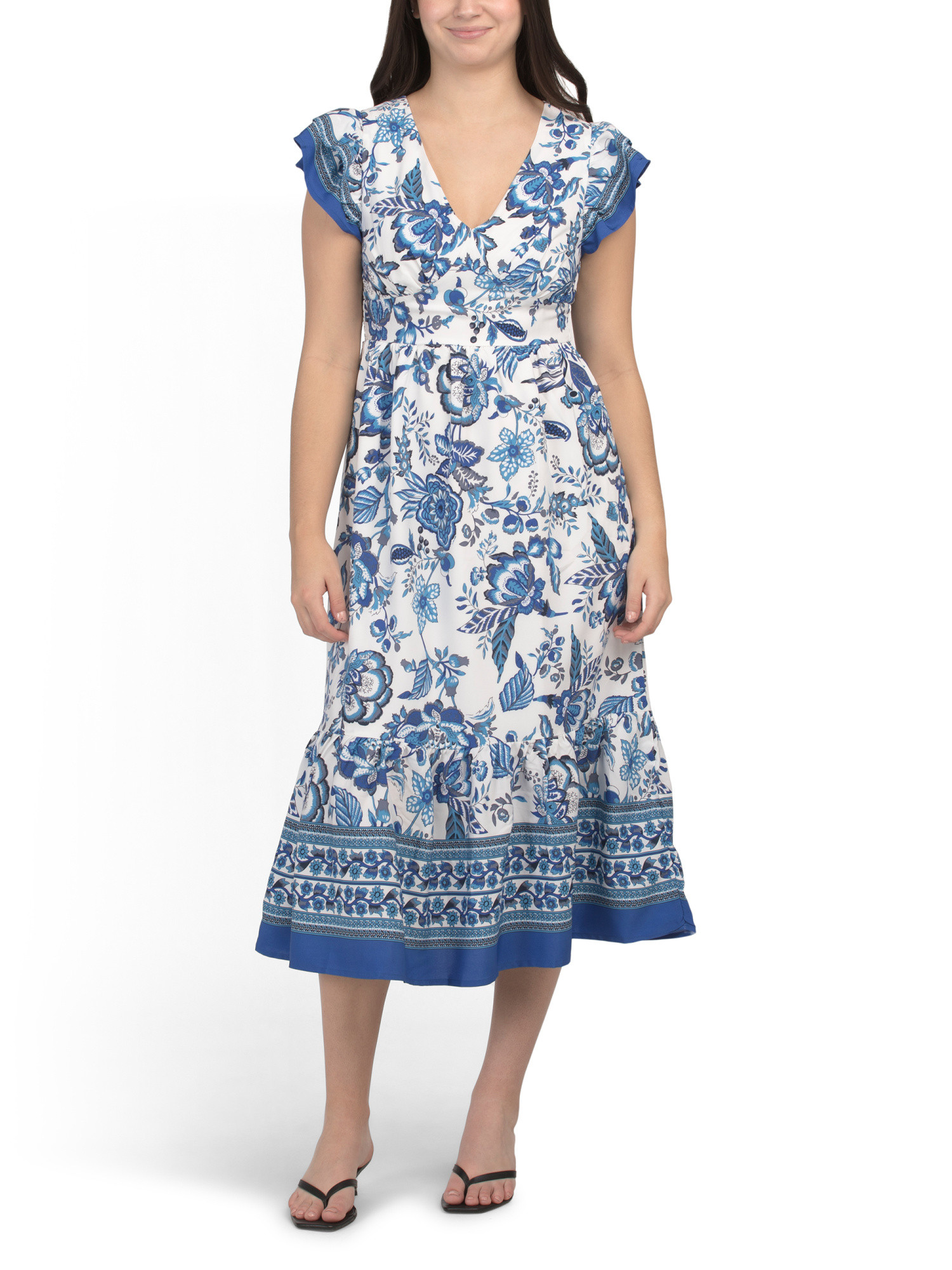 Salema Floral Zayla Midi Dress | Casual Dresses  | Marshalls | Marshalls