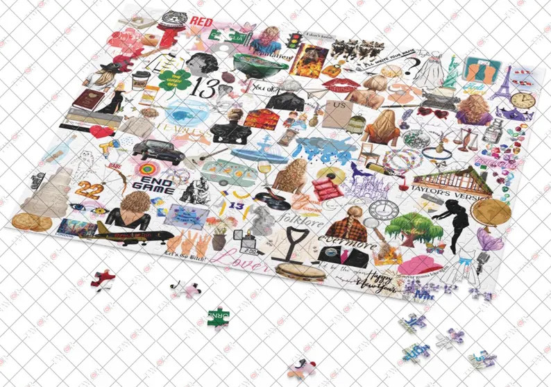 Taylor the Eras Jigsaw Puzzle, Gift for Bff, Unique Gift, Taylor Merch, Gift for Girlfriend, Gift... | Etsy (US)